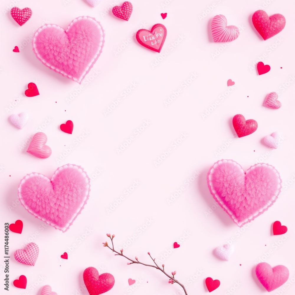valentine hearts background