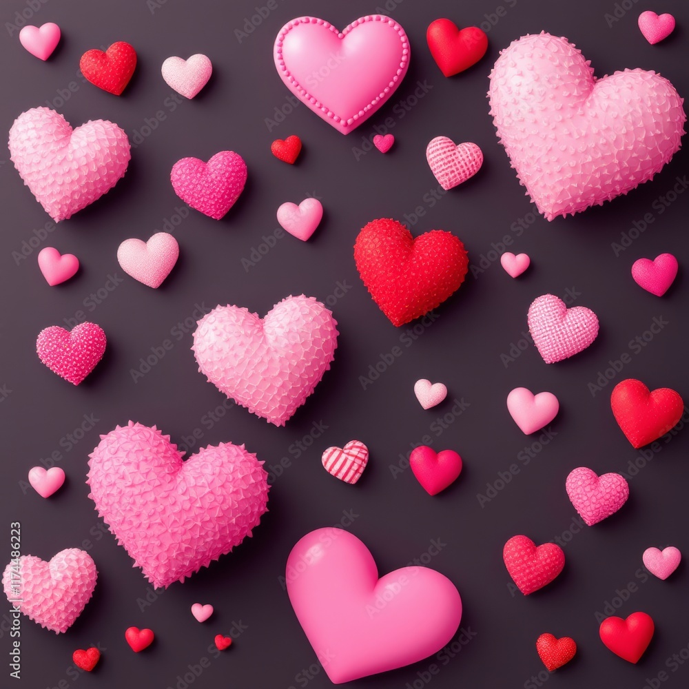valentine hearts background