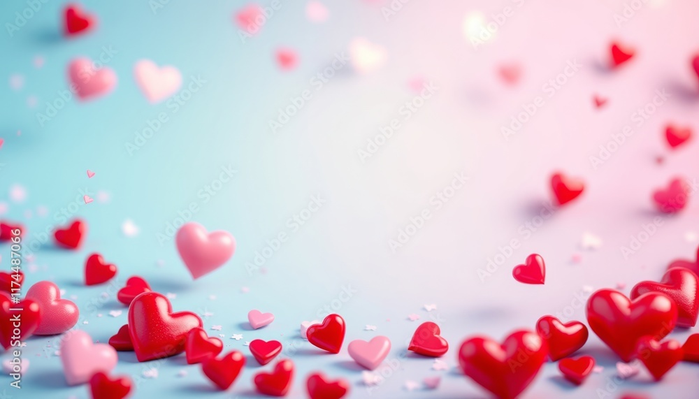 hearts background