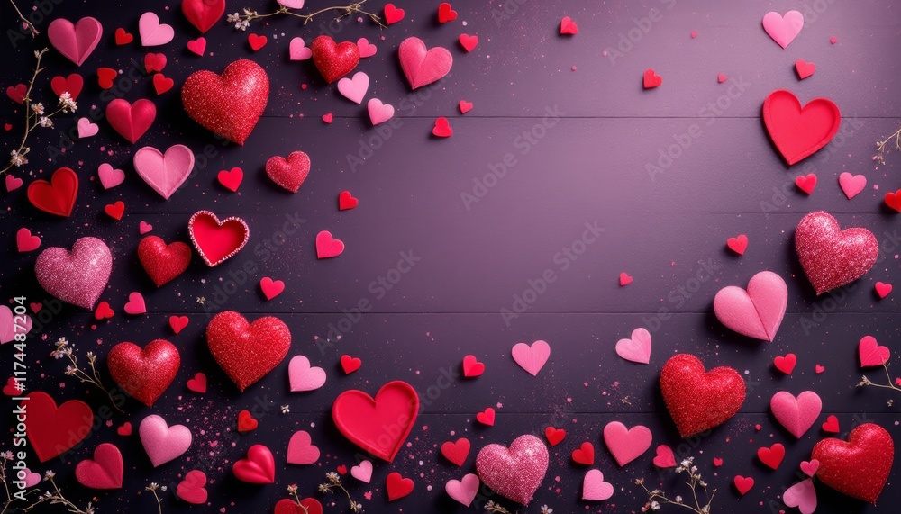 hearts background