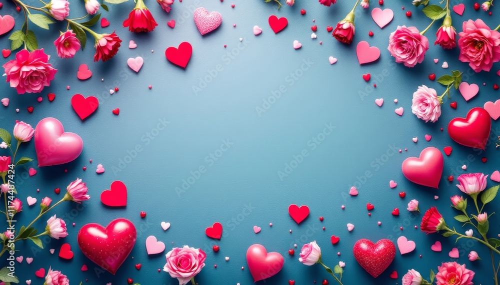 balloons and confetti