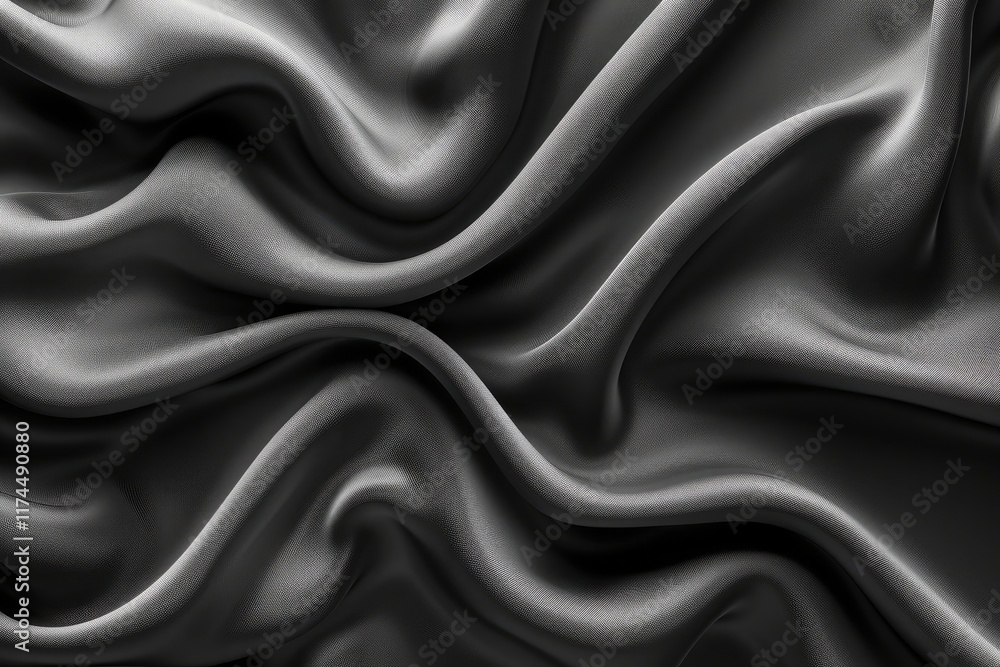Obraz premium A smooth glossy black finish texture