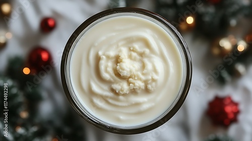 Creamy Kefir Drink Festive Holiday Season