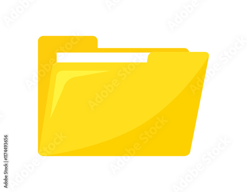 フォルダのベクターイラスト　　書類ファイルアイコン