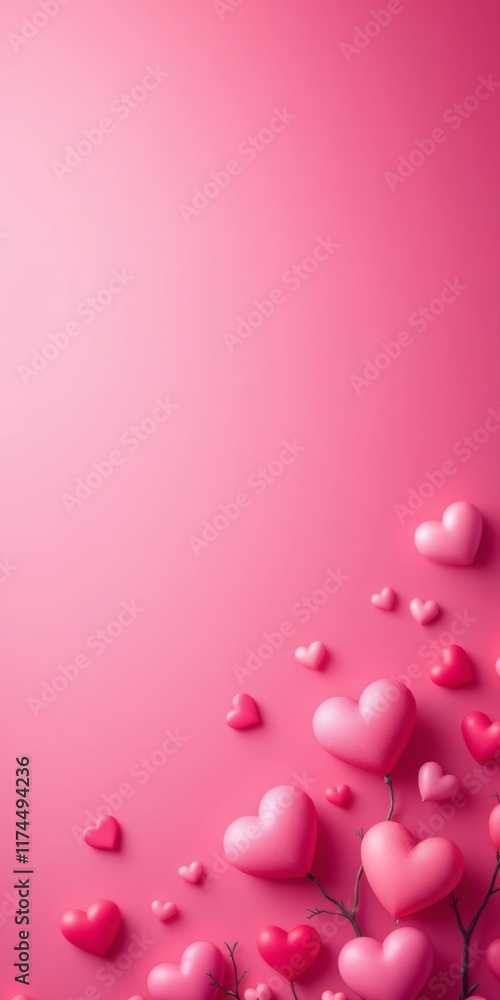 pink background