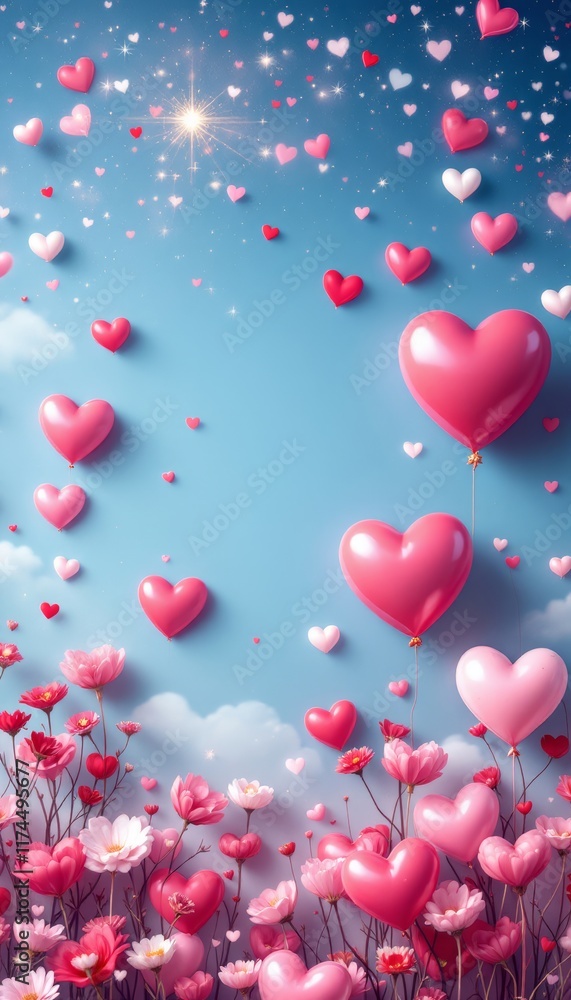 heart shaped balloons