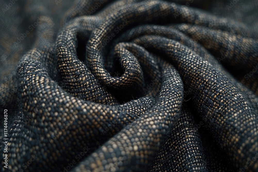 A textured woven black fabric texture A textured woven black fabric texture
