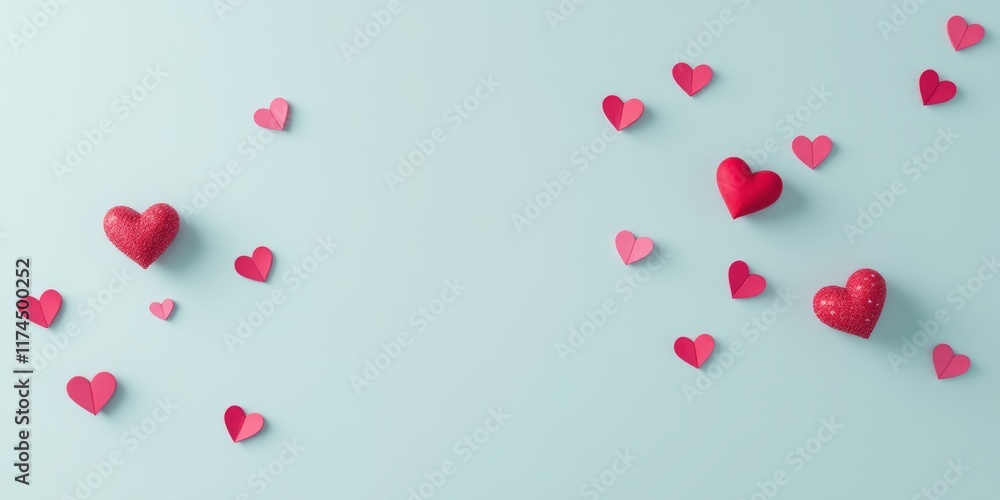 hearts background
