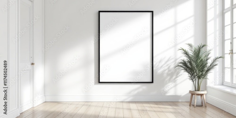 empty room with a window