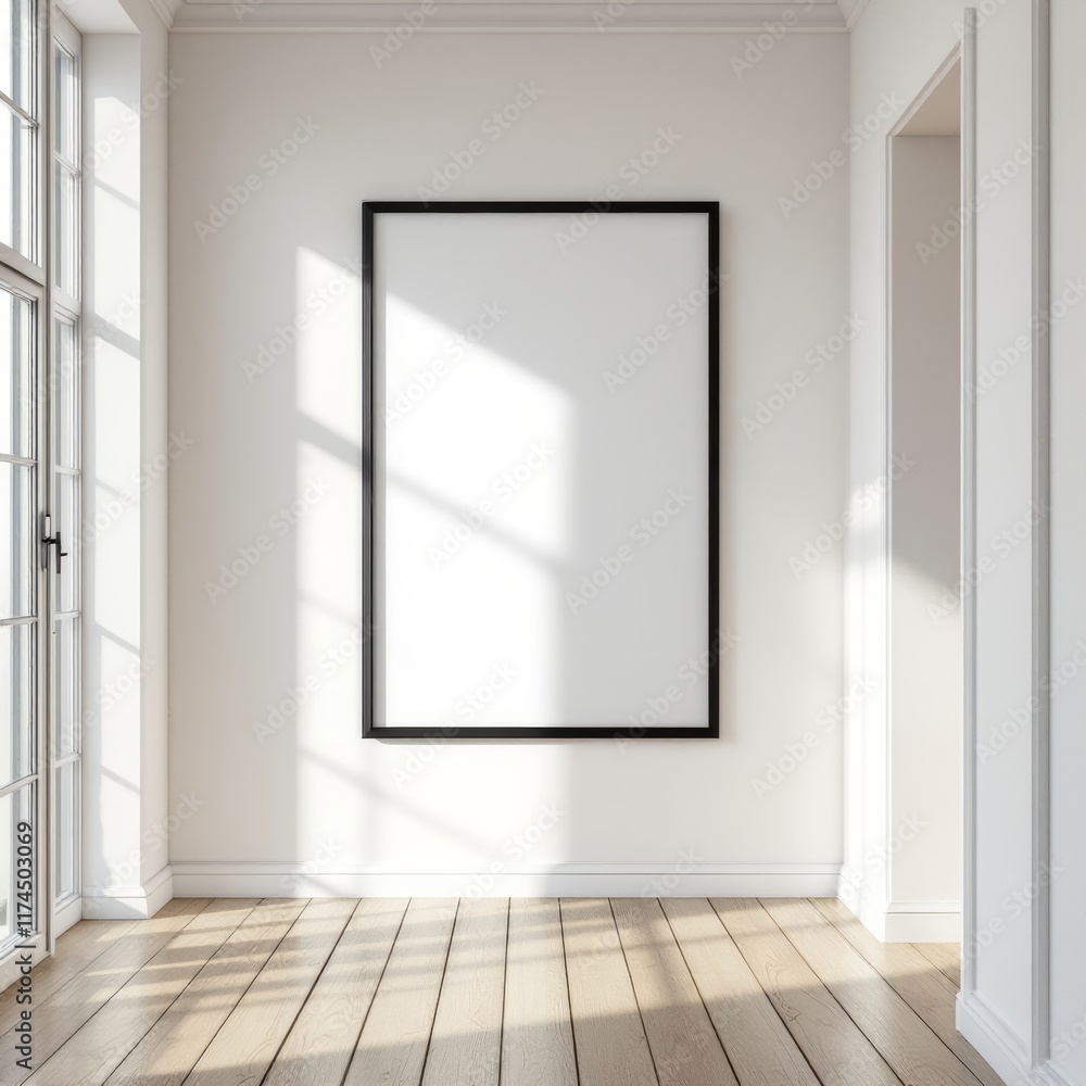 empty room with wall