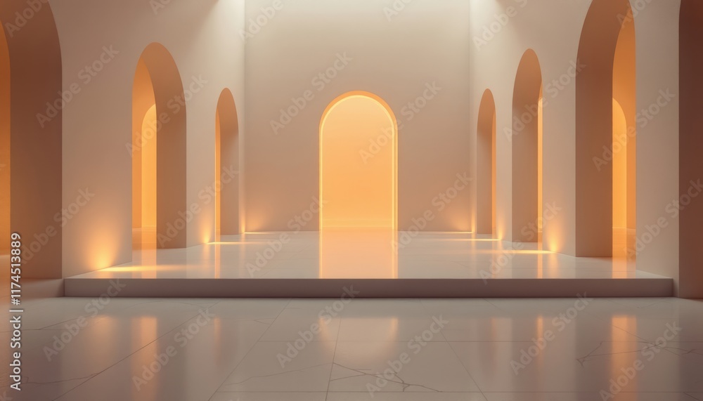 interior of the mosque