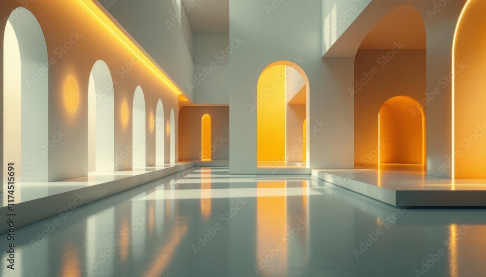 interior of the mosque