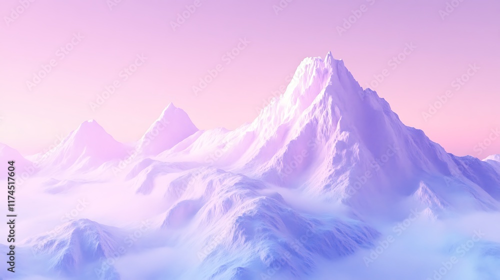 Abstract purple background with snow and mountain. Abstract purple background with snow and mountain.