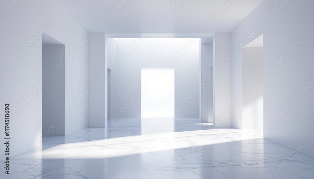 empty white room