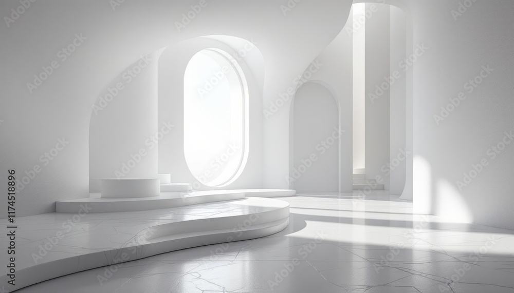 3d render of a building