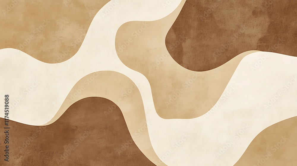 Abstract background of waves in earth tone. Abstract background of waves in earth tone.