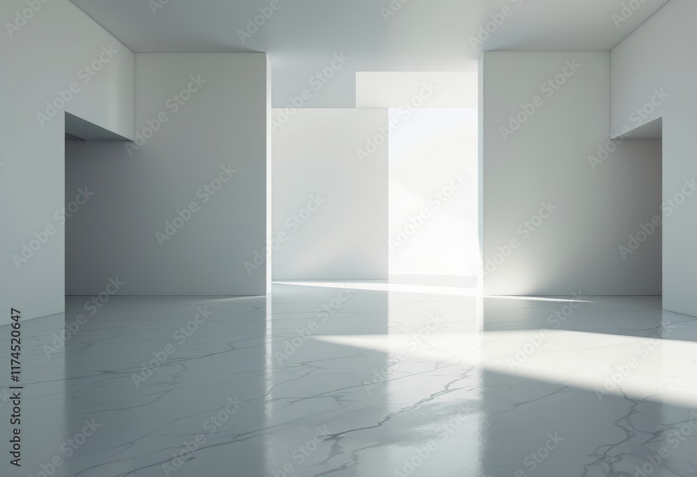 empty white room