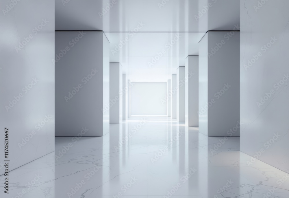 empty white room