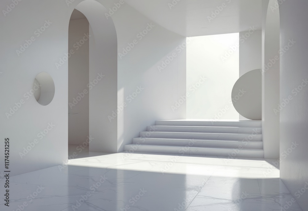 corridor with columns