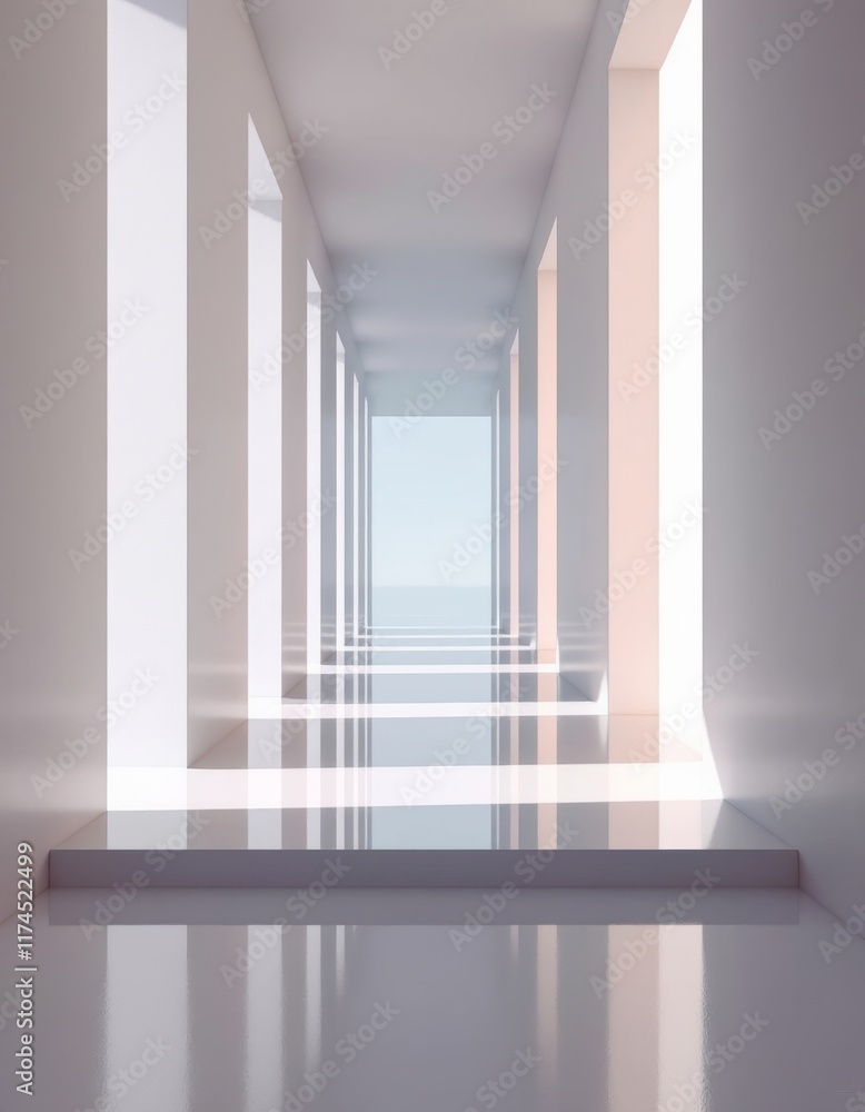 interior of a modern building