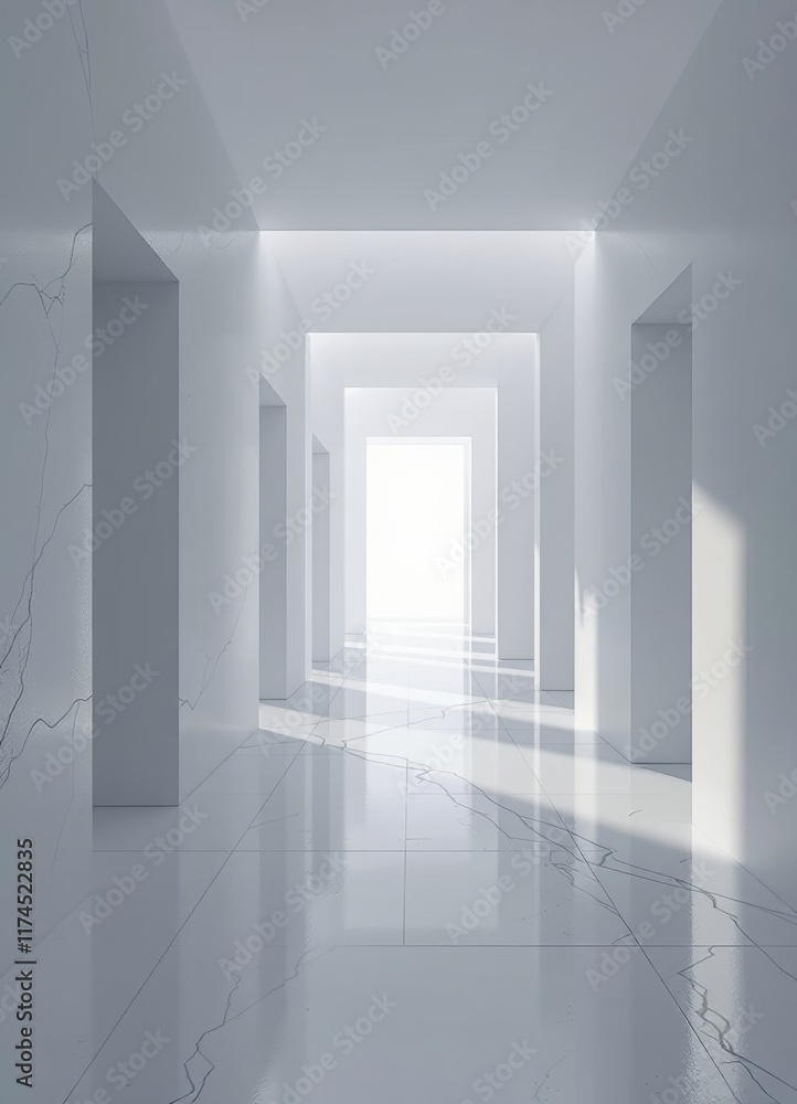 empty white room