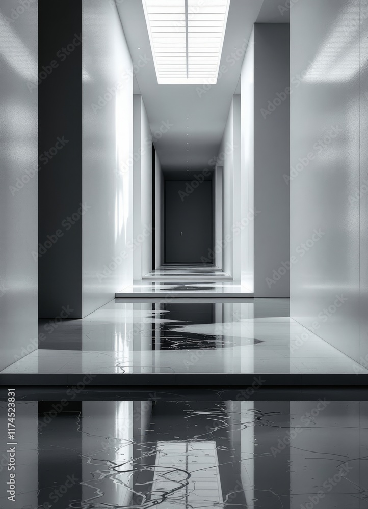 empty room with window