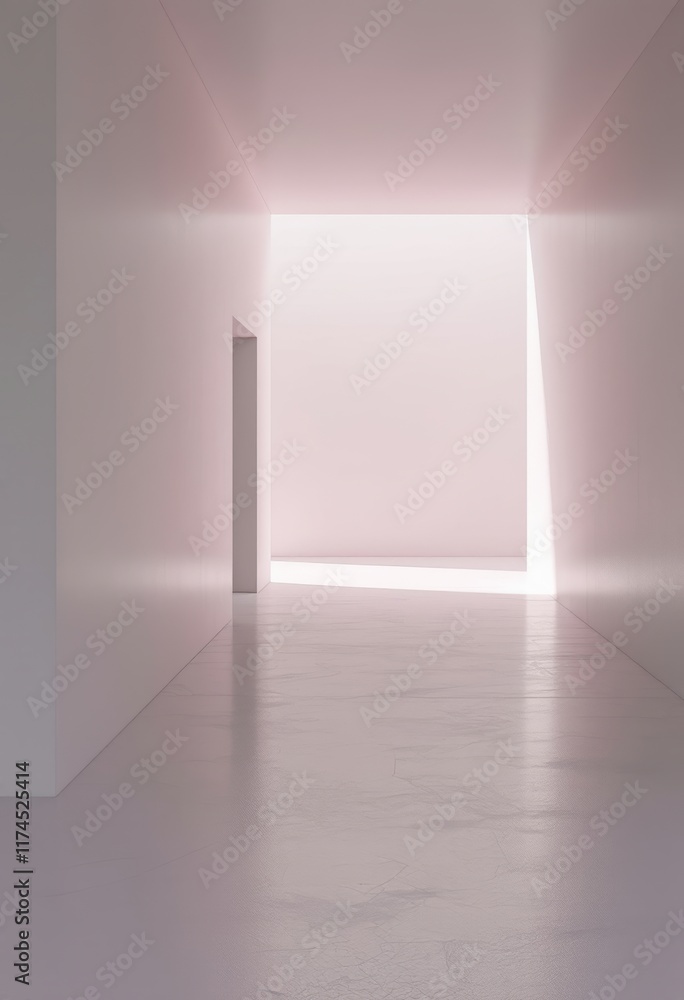 empty white room