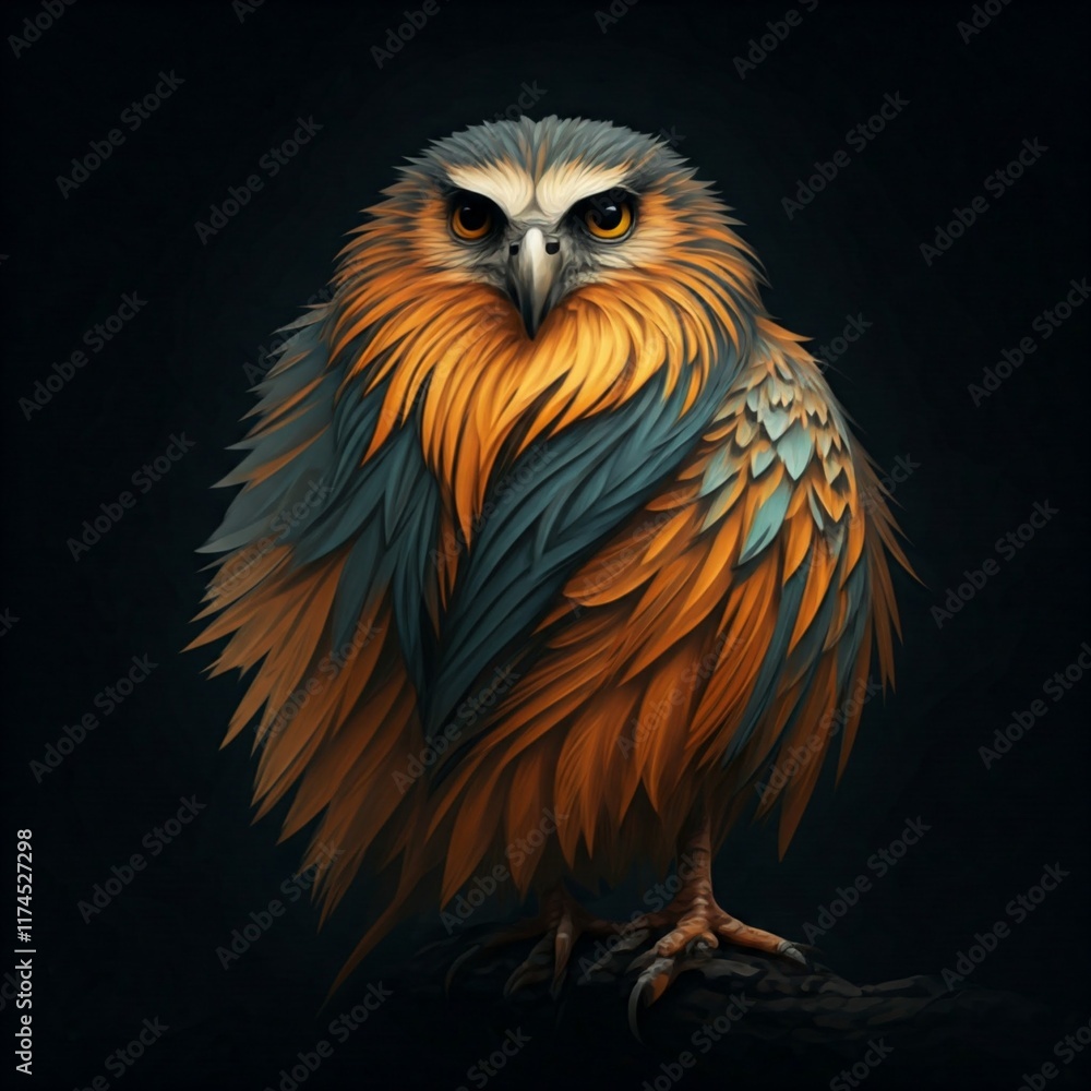 Fototapeta premium owl on a branch