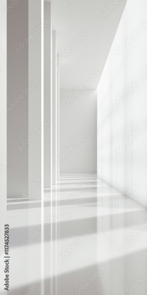empty white room