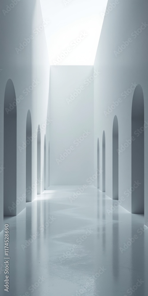 corridor of the building