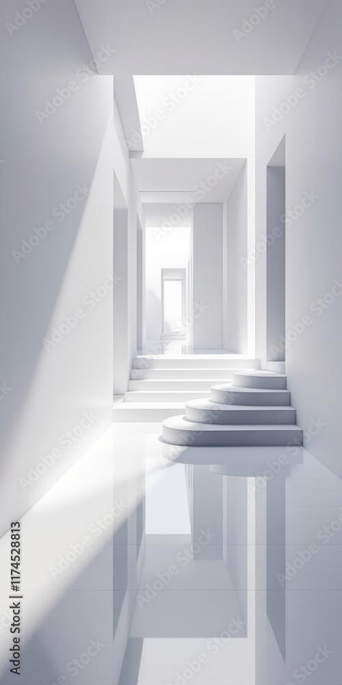 3d render of a corridor 3d render of a corridor
