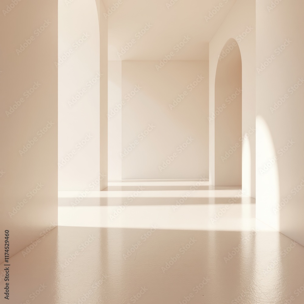 empty white room