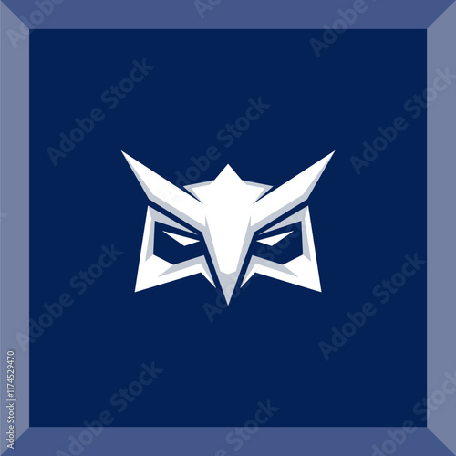 simple owl logo for icon or symbol