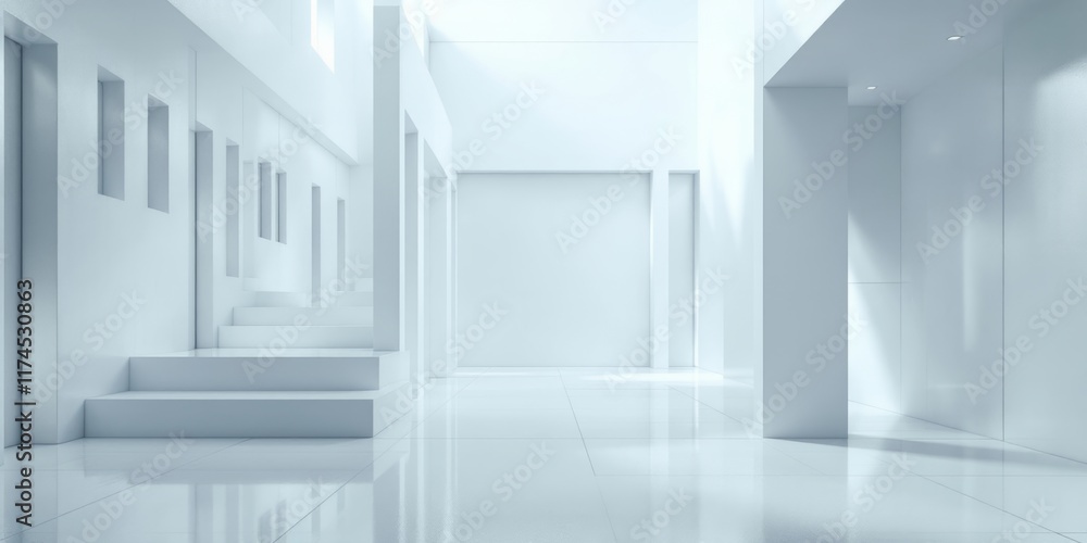white corridor