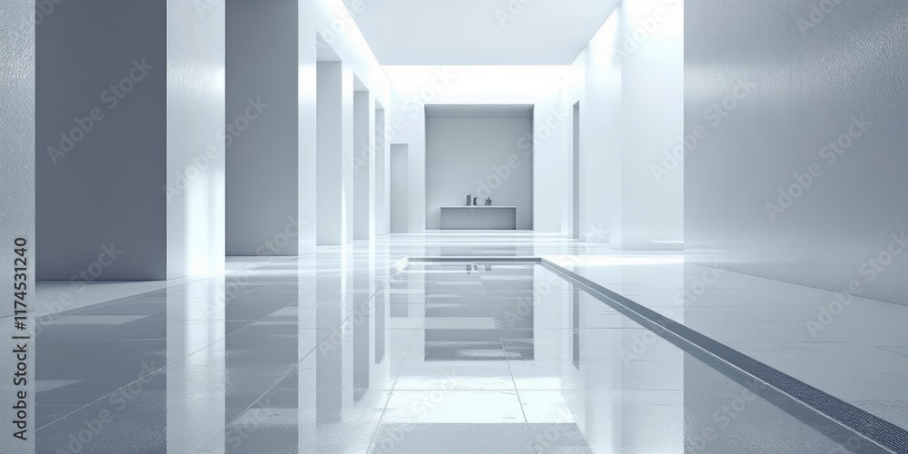 corridor in the office