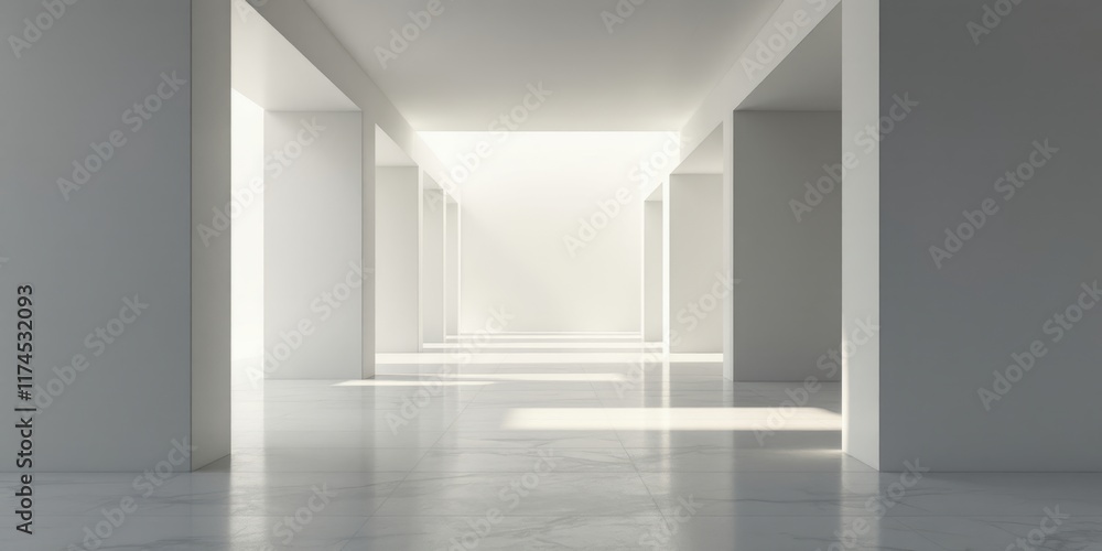 empty white room
