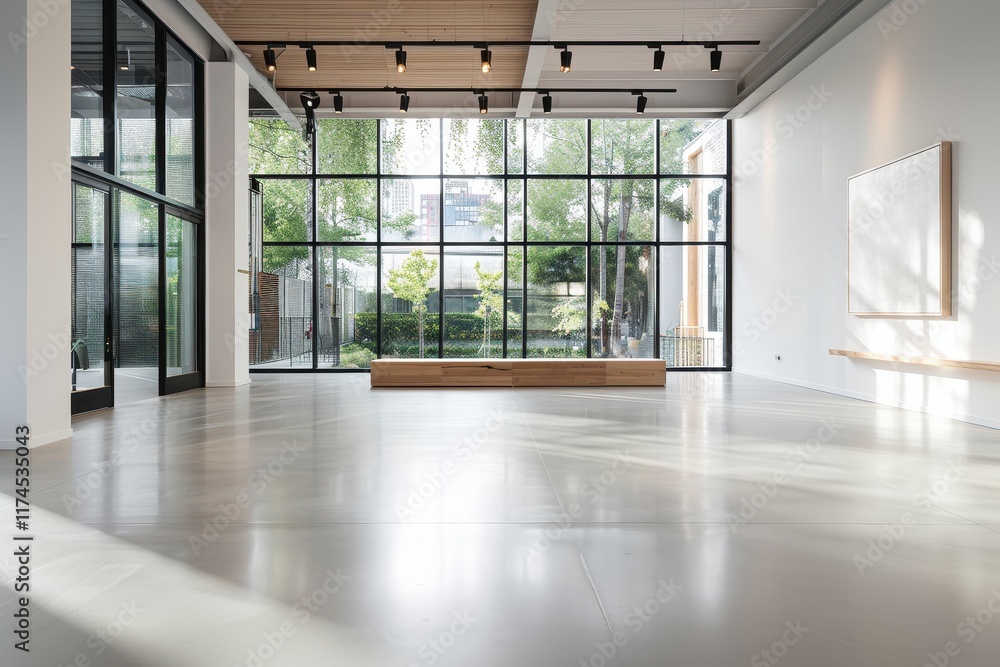 Fototapeta premium Modern gallery interior