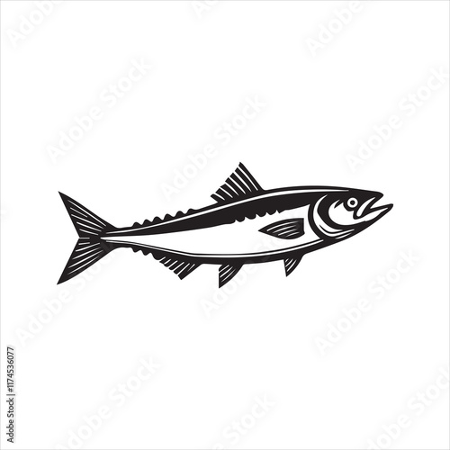 fish isolated on white