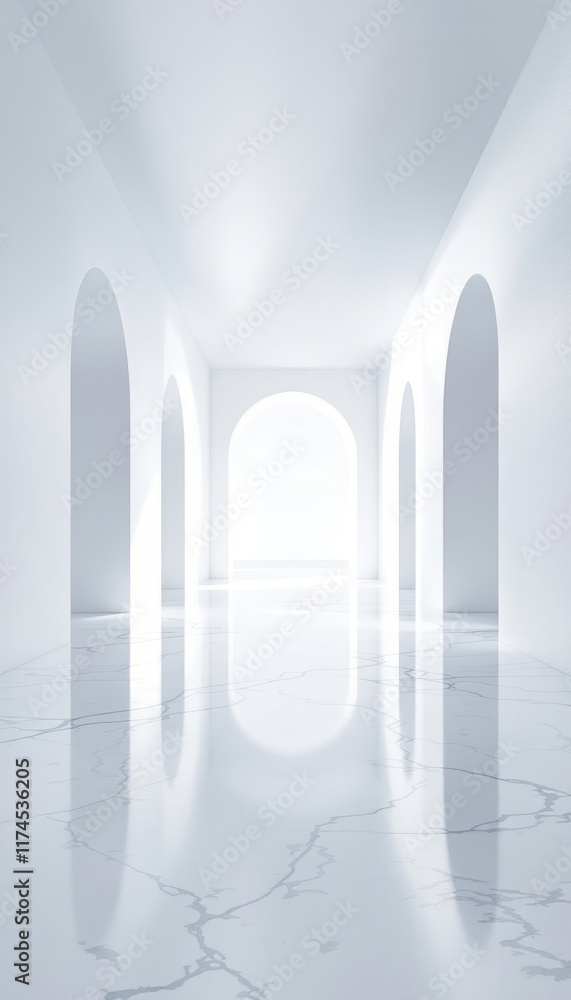 empty white room