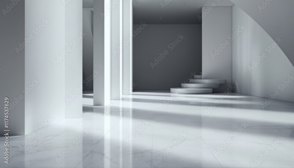3d render of a corridor 3d render of a corridor
