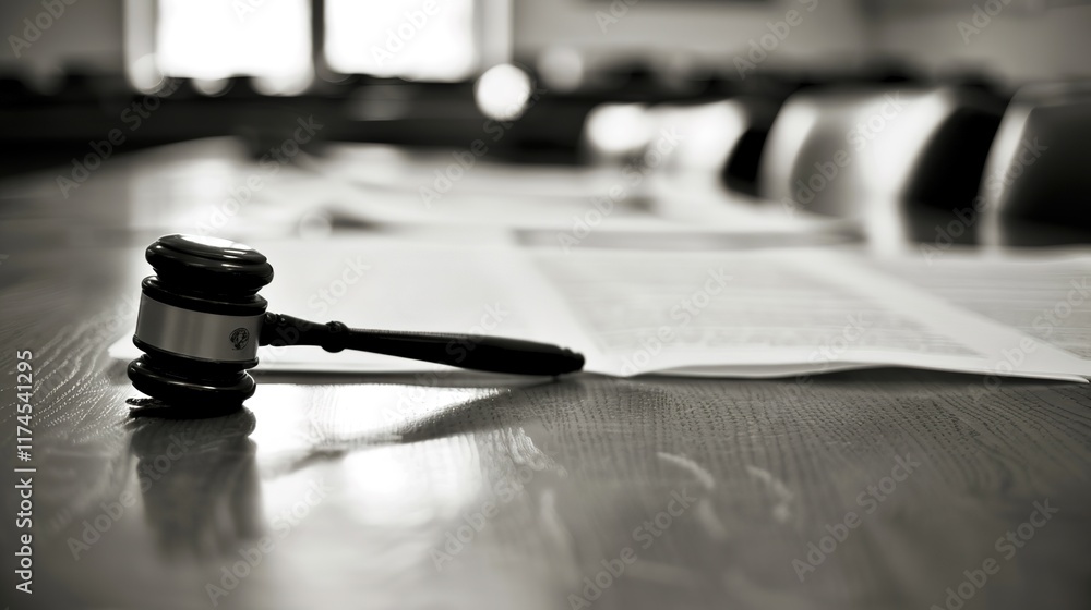 Close-up of a gavel resting on a wooden desk with legal documents, symbolizing law changes and judicial decisions in the legal system.
Close-up of a gavel resting on a wooden desk with legal documents, symbolizing law changes and judicial decisions in the legal system.