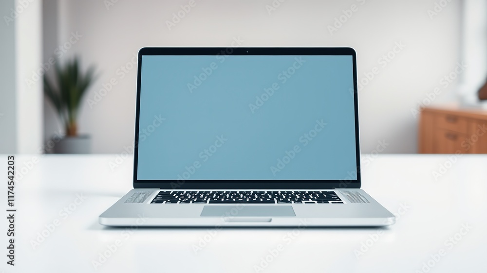 Modern Laptop, High-Resolution, White Background, Professional, Realistic, Detailed Modern Laptop, High-Resolution, White Background, Professional, Realistic, Detailed