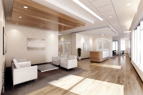 Modern Office Lobby