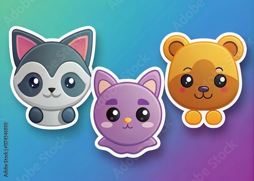 cat and mouse Cartoon puppies and doggy pet. Funny friendly animals characters. Happy corgi, doberman, dalmatian, pug, dachshund. Flat puppy vector set
