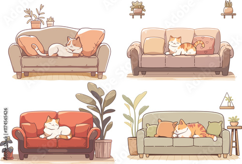 cats on couch