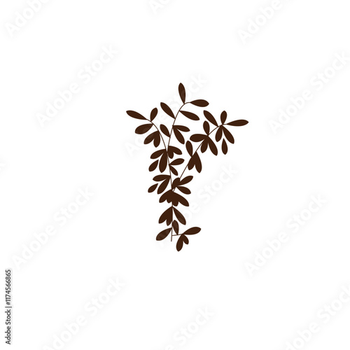  isolated with the leaf design set