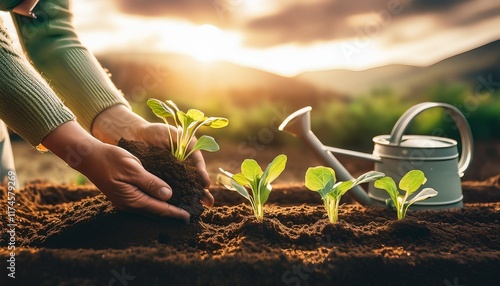 Gardening tools make planting easier and more efficient.   photo