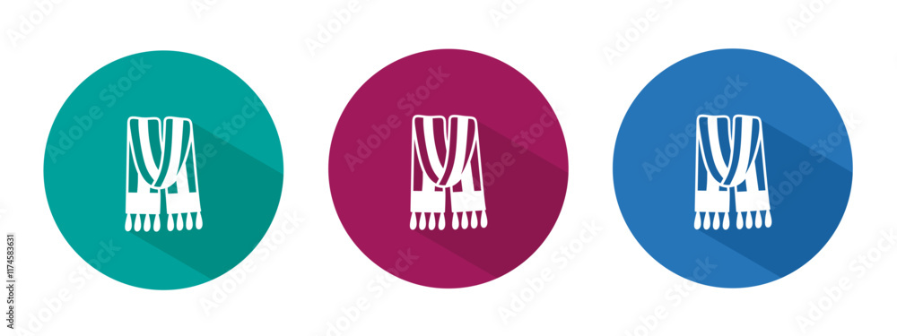 Icon for shawl vector illustration in flat. Icon for shawl vector illustration in flat.