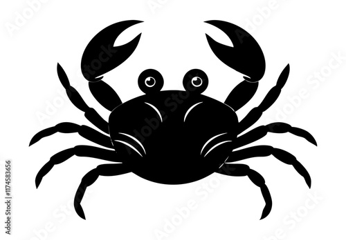 Wallpaper Mural Cute crab silhouette Torontodigital.ca