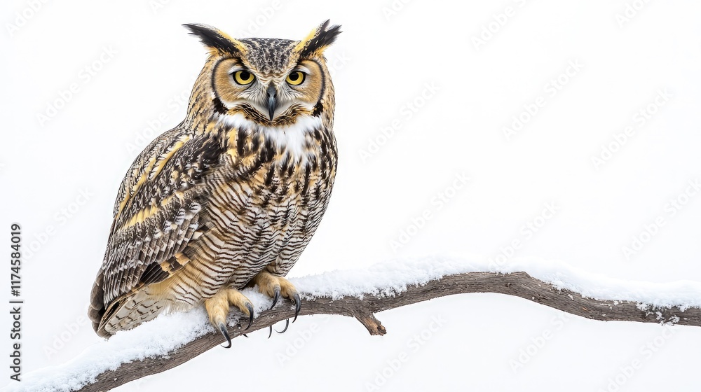 owl on a branch owl on a branch